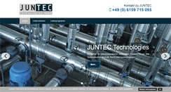 Desktop Screenshot of juntec.de